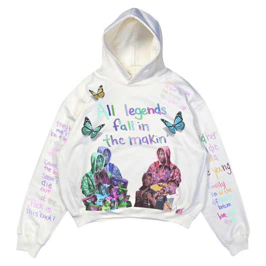 LEADER OF THE LOST SOULS WHITE HOODIE