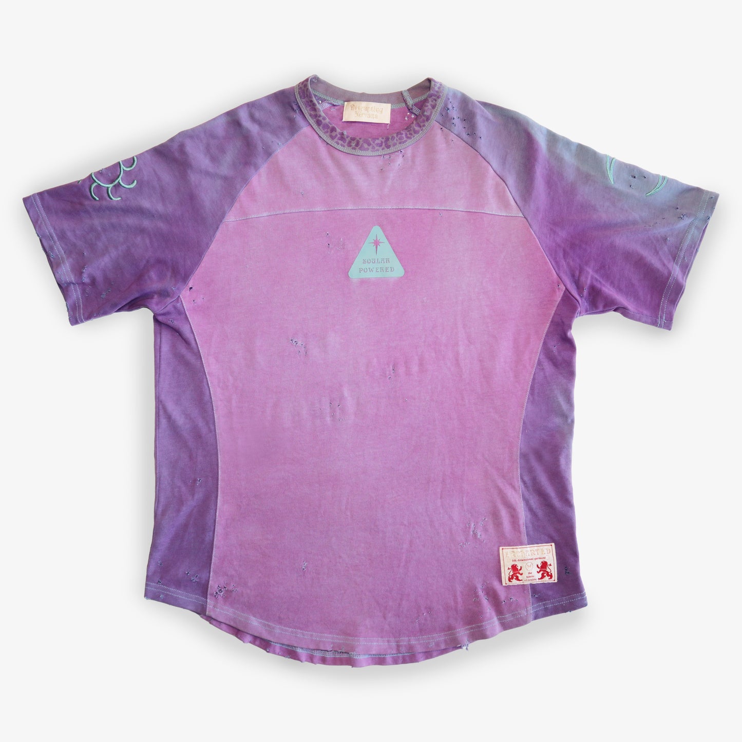 PURPLE SAND LEOPARD SOULAR TEE